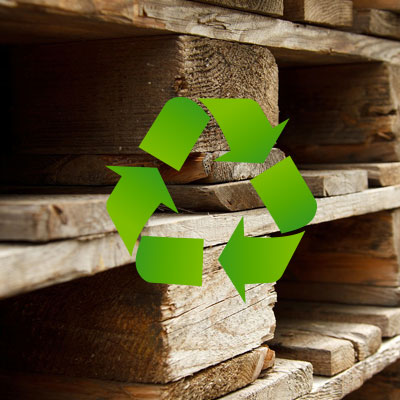 Recyclage de palettes bois